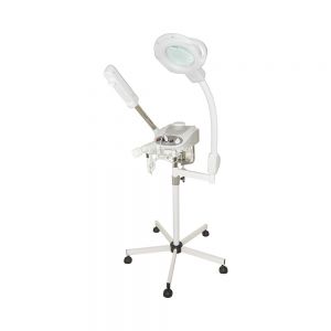 Aromatherapy Ozone facial Steamer with Brush and 5 Diopter Magnifying Lamp-NEW DESIGN