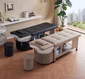 MEENU -Japanese Head Spa Shampoo and Massage Bed with Stool