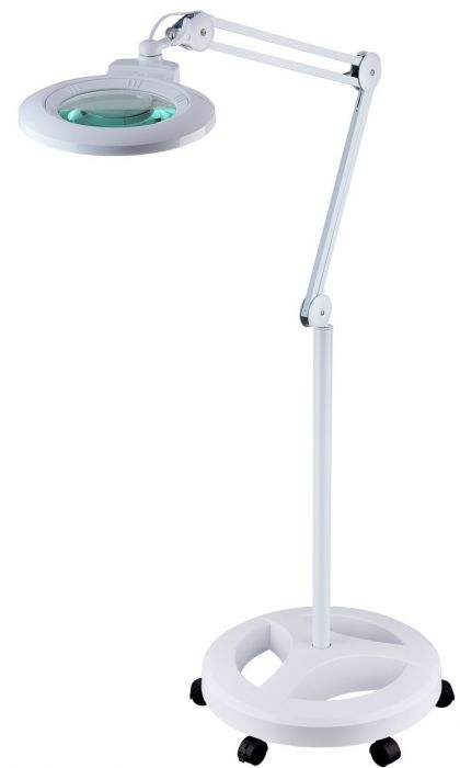 Round 8x Or 5x Diaptor Magnifying Lamp, Magnifying Lamp With Base